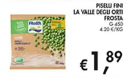 Coal Piselli fini la valle degli orti frosta offerta