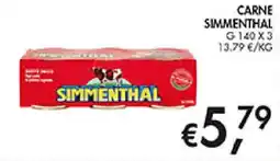 Coal Carne Simmenthal offerta