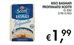 Coal Riso basmati profumato Scotti offerta