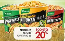Coal Noodles Knorr offerta
