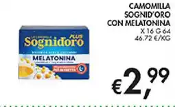 Coal Sognidororo Plus Camomilla con Melatonina offerta