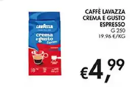 Coal Caffè Lavazza Crema e Gusto Espresso offerta