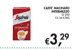 Coal Segafredo Caffè Macinato Intermezzo offerta