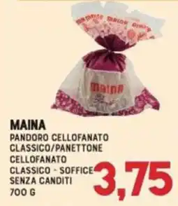 Gran Risparmio Maina pandoro cellofanato classico offerta