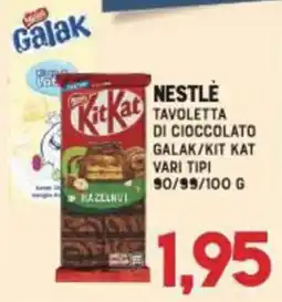 Gran Risparmio Nestlé Tavoletta di cioccolato Galak/Kit Kat offerta