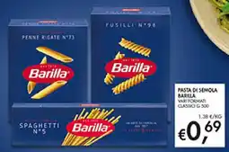 Coal Pasta di semola Barilla vari formati classici offerta