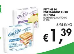 Coal Fettine di formaggio fuso Ohì Vita light/senza lattosio offerta
