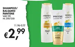 Coal Shampoo/balsamo Pantene offerta