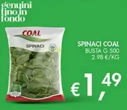 Superstore Coal Spinaci Coal offerta