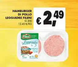 Superstore Coal Hamburger di pollo leggiadre fileni offerta