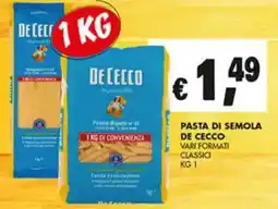 Superstore Coal Pasta di semola De Cecco offerta