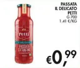 Superstore Coal Passata extrafine Petti offerta