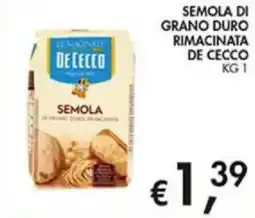 Superstore Coal Semola di grano duro rimacinata De Cecco offerta