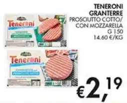 Superstore Coal Teneroni Prosciutto Cotto con Mozzarella offerta