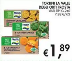 Superstore Coal Tortini La Valle degli Orti Frosta offerta