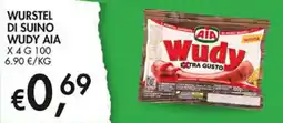 Superstore Coal Wurstel di suino Wudy Aia offerta