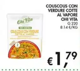 Superstore Coal Couscous con verdure cotte al vapore Ohì Vita offerta