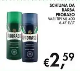 Superstore Coal Schiuma da barba Proraso offerta