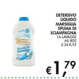 Superstore Coal Detersivo liquido Marsiglia Spuma di Sciampagna offerta