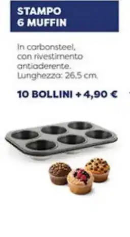 Superstore Coal Stampo 6 muffin offerta