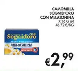Superstore Coal Camomilla Sognid'oro con melatonina offerta