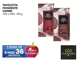 Esselunga Tavoletta fondente Vanini offerta
