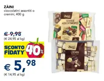 Zàini cioccolatini assortiti o cremini