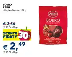 Esselunga Boero Zàini ciliegia e liquore offerta