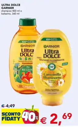 Esselunga Garnier Ultra Dolce Balsamo Illuminante offerta