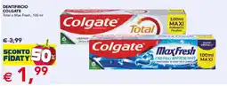 Esselunga Dentifricio Colgate Total o Max Fresh offerta