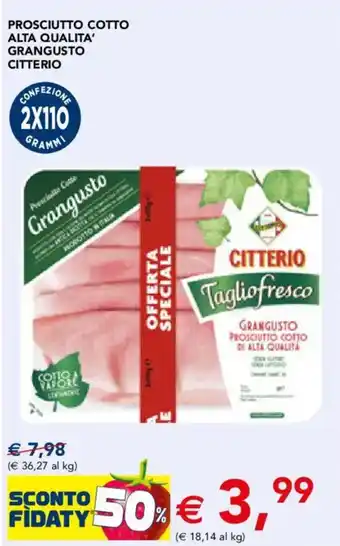 Prosciutto cotto Grangusto Citterio