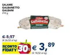 Esselunga Salame Galbanetto offerta