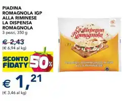 Esselunga Piadina romagnola igp alla riminese la dispensa romagnola offerta