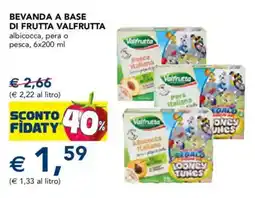 Esselunga Beveranda a base di frutta Valfrutta offerta
