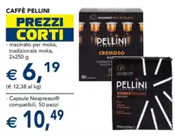 Esselunga Caffè Pellini macinato per moka offerta