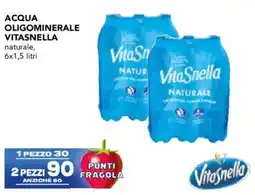 Esselunga Acqua oligominerale Vitasnella naturale offerta