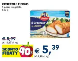 Esselunga Crocchette Findus offerta