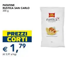 Esselunga Patatine rustica San Carlo offerta
