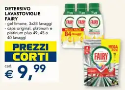 Esselunga Detersivo lavastoviglie Fairy offerta