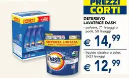 Esselunga Detersivo lavatrice Dash offerta