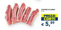 Esselunga Costine di suino offerta