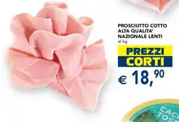Esselunga Prosciutto cotto alta qualità nazionale lenti offerta