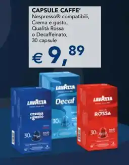 Esselunga Capsule caffè Lavazza compatibili offerta