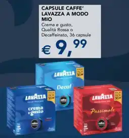 Esselunga Capsule caffè Lavazza a modo mio offerta