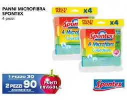 Esselunga Panni Microfibra Spontex offerta