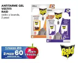 Esselunga Antitarme Gel Vestiti Raid offerta