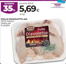 Unicoop Etruria Pollo Diavoletto AIA offerta