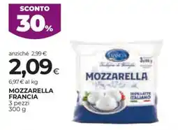Unicoop Etruria Mozzarella Francia offerta