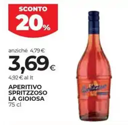 Unicoop Etruria Aperitivo Spritzoso La Gioiosa offerta