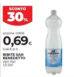 Unicoop Etruria Bibite San Benedetto offerta